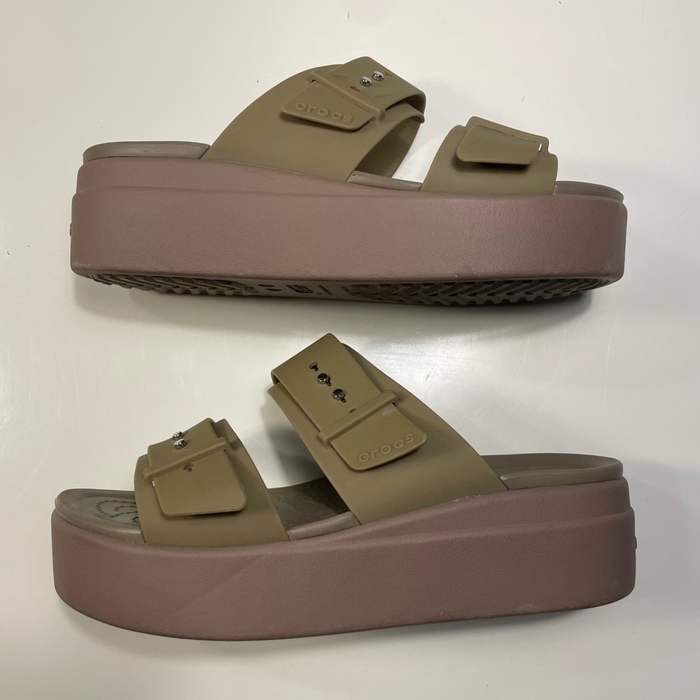 CROCS “Brooklyn” Sandals with Buckle